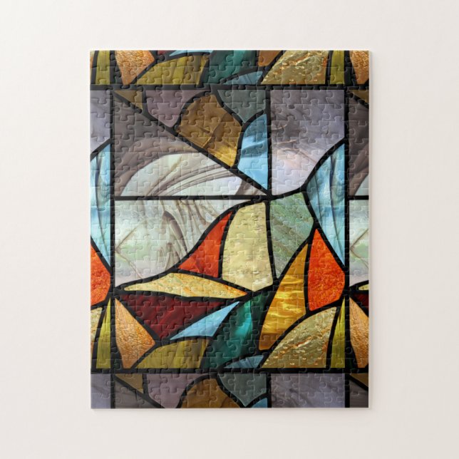 Puzzle Verre multicolore Abstrait (Vertical)