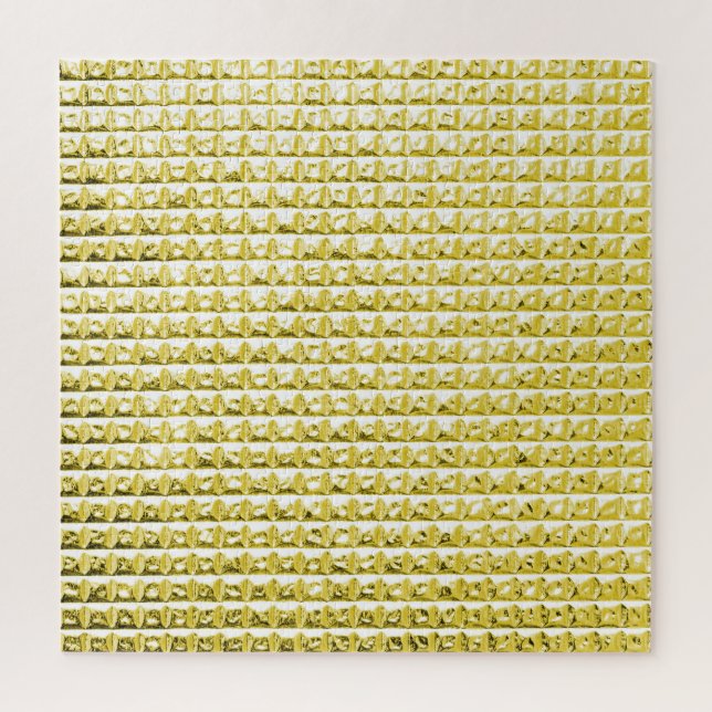 Puzzle Verre noir doré : surface luxueuse. (Vertical)