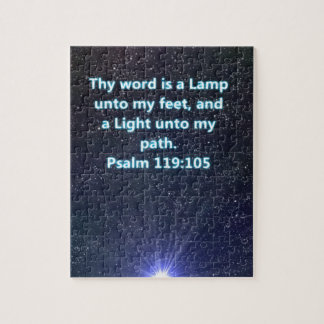 Puzzle Vers de bible du psaume 119