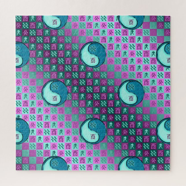 Puzzle Verseau & Coq d'eau (Vertical)