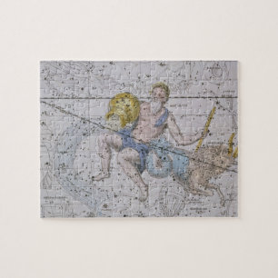 Puzzle Verseau et Capricorne, "d'un atlas céleste",