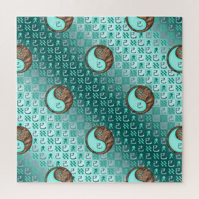 Puzzle Verseau & Serpent de terre (Vertical)