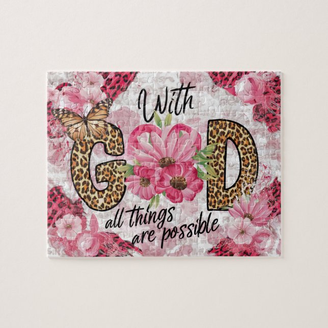 Puzzle Verset biblique chrétienne inspirant (Horizontal)