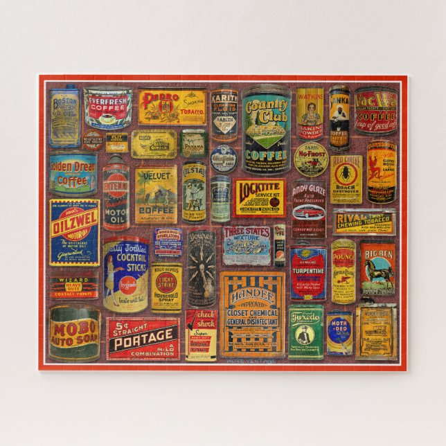 PUZZLE VERSION II : PUBLICITÉ VINTAGE COLLECTION TIN (Horizontal)