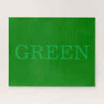 puzzle vert<br><div class="desc">Le vert est la couleur entre le bleu et le jaune sur le spectre visible. Elle est évoquée par la lumière qui a une longueur d'onde dominante d'environ 495-570 nm. Dans les systèmes de couleurs soustractifs, utilisés dans la peinture et l'impression couleur, il est créé par une combinaison de jaune...</div>