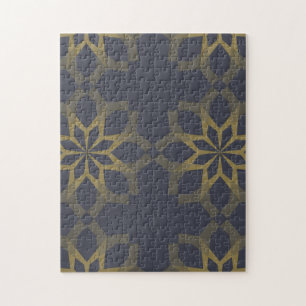 Puzzle Vert, cool, unique, abstraction fleur tendance