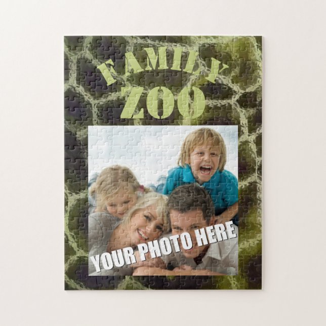 Puzzle Vert olive poster de animal (Vertical)