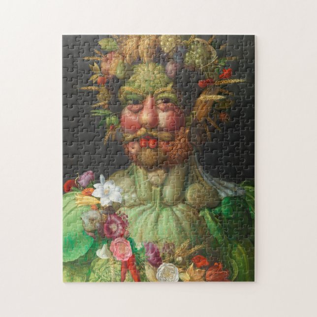 Puzzle Vertumnus c. 1591 par Giuseppe Arcimboldo (Vertical)