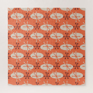 Puzzle Vibes rétro : Motif d'éclatement géométrique