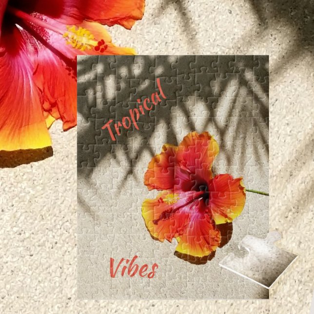 Puzzle Vibes tropicales Hibiscus (Créateur téléchargé)