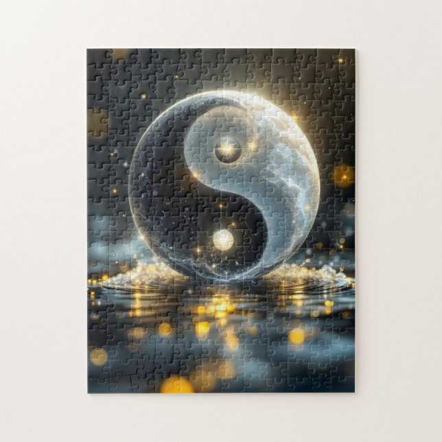 Puzzle Vibes Zen Yin et Yang modernes  (Vertical)