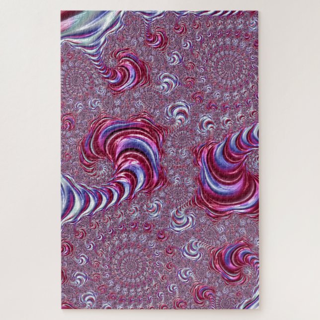 Puzzle Vibrant brillant Super trippy fractionner l'art fr (Vertical)
