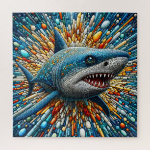 Puzzle Vibrant Requin Océan Colorful Sea Life Créatures