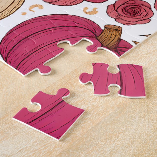 Puzzle Vibrations Effrayantes - Halloween  (Côté)