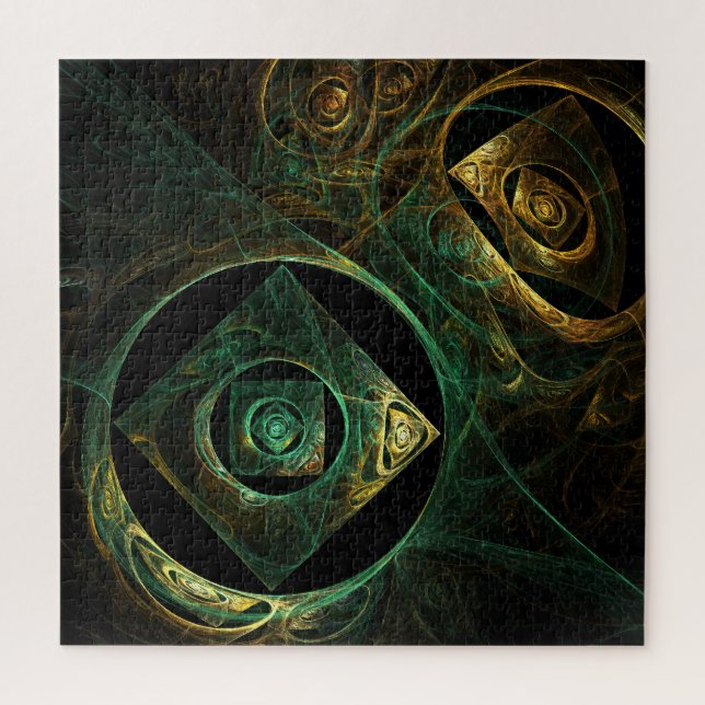 Puzzle Vibrations magiques Art Abstrait (Vertical)
