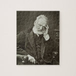 Puzzle Victor Hugo (1802-85), de 'Galerie Contemporaine<br><div class="desc">Image : 129148 Victor Hugo (1802-85),  de "Galerie Contemporaine",  c.1874-78 (photo de b/w). Photographe français,  (19ème siècle). Collection privée,  la collection de Stapleton.  Art,  beaux-arts.</div>