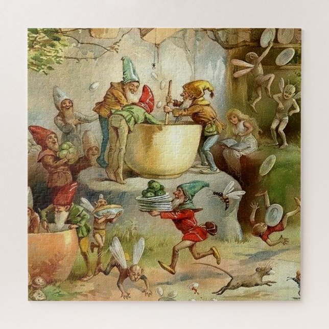 Puzzle “Victorian Fairies” by E S Hardy (Horizontal)