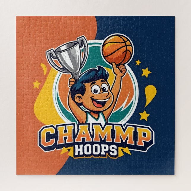 Puzzle victorieux de Chammp Hoops (Vertical)