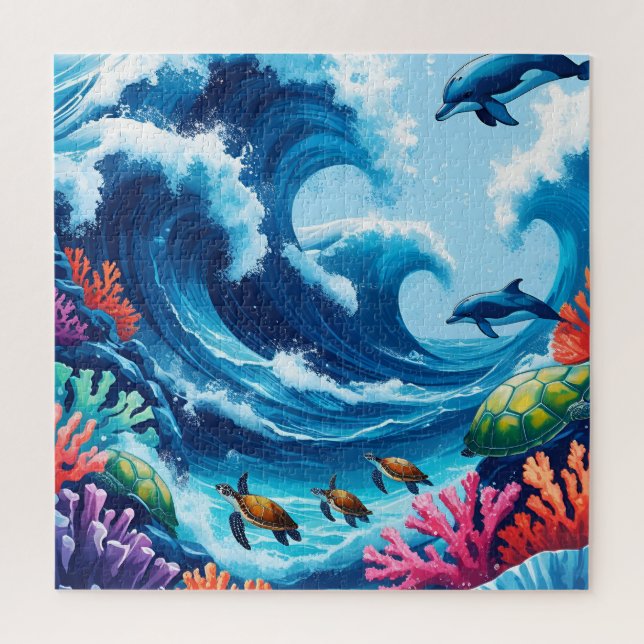 Puzzle vie marine (Vertical)