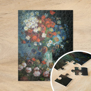 Puzzle Vie morte avec Fleurs de prairie   Vincent Van Gog