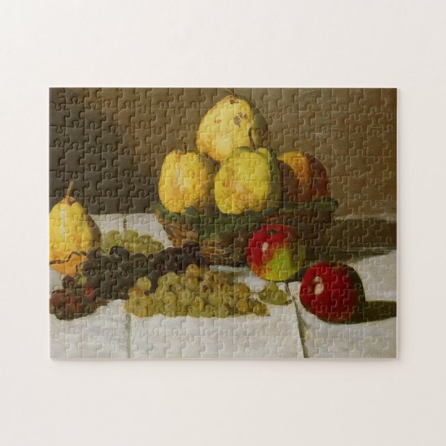 Puzzle Vie morte avec poires et raisins Monet Art (Horizontal)