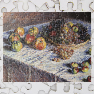 Puzzle Vie morte avec pommes et raisins par Claude Monet