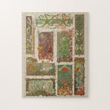 Vie sous-marine, hippocampe Art nouveau