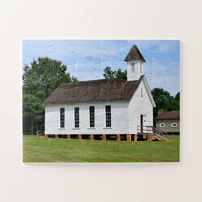 Puzzle Vieille église de campagne (Horizontal)