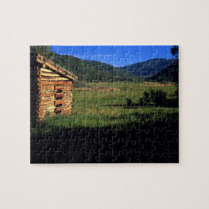 Puzzle Vieille maison en rondins près de Park City, Utah.