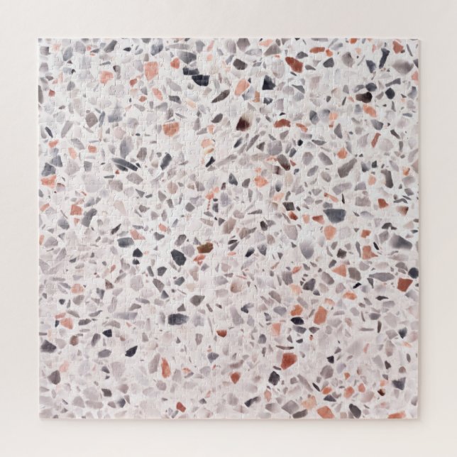 Puzzle Vieille texture terrazzo, motif d'hamper. (Vertical)