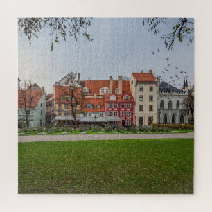 Puzzle Vieille ville de Riga en automne