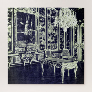 Puzzle Vienne vintage palais de Schonbrunn salle Vieux La