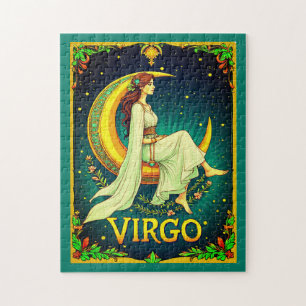 Puzzle Vierge assise sur un croissant de lune