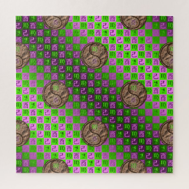 Puzzle Vierge & Coq de Terre (Vertical)