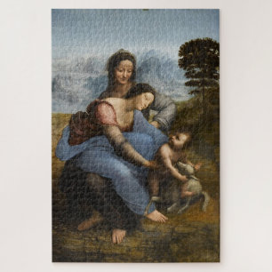 Puzzle Vierge et Enfant avec Sainte Anne - Leonardo da V.