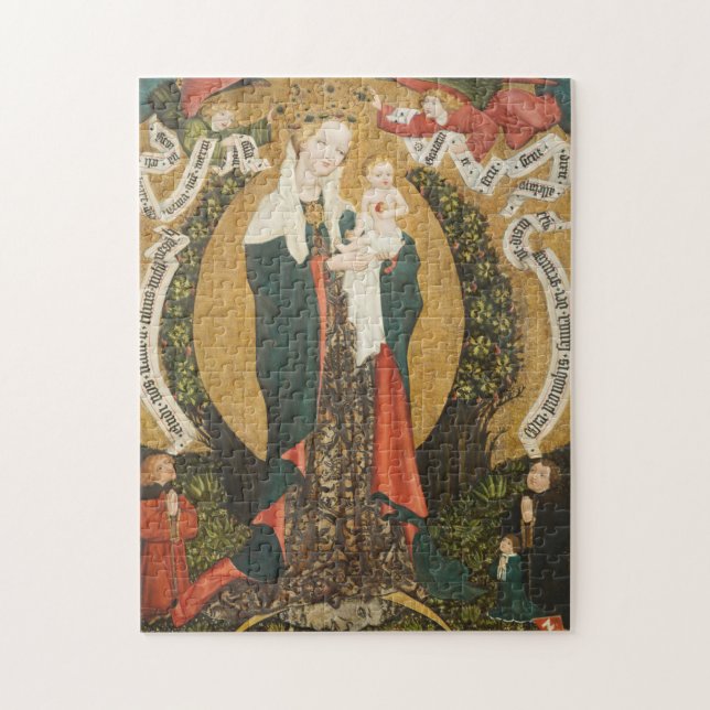Puzzle Vierge et enfant sur un croissant de lune de (Vertical)