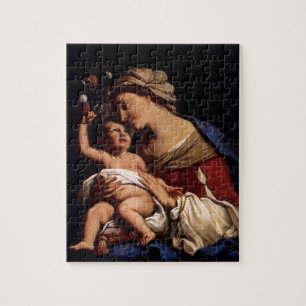 Puzzle Vierge Marie béni et enfant de nourrisson Jésus -