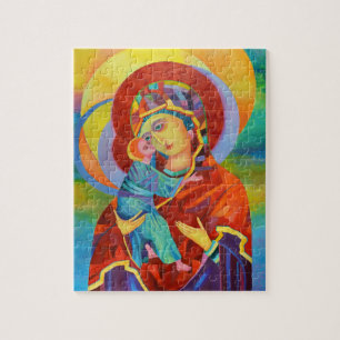 Puzzle Vierge Marie et Enfant Notre Dame