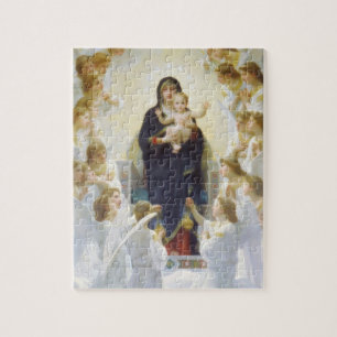 Puzzle Vierge Marie et Jésus aux anges