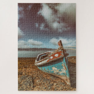 Puzzle Vieux Aiola. Bateau traditionnel portugais sur la