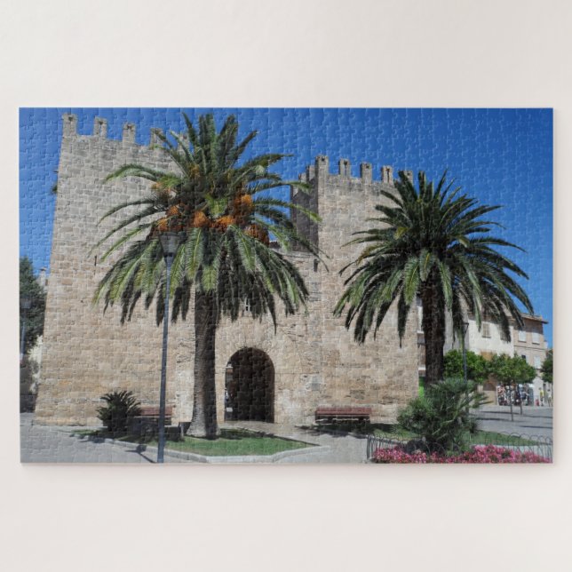 Puzzle Vieux Alcudia Ville Mallorca Majorque Espagne Souv (Horizontal)