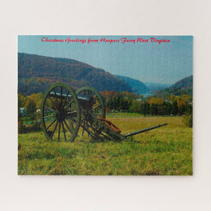 Puzzle Vieux canon de Harpers Ferry. Virginie-Occidentale