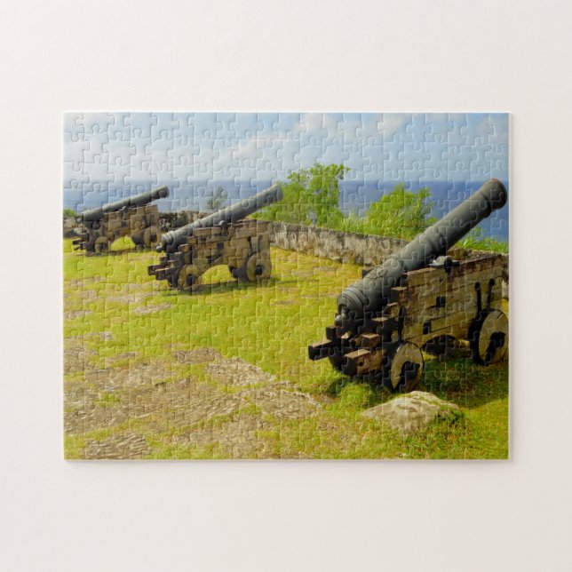 Puzzle Vieux Canons Guam. (Horizontal)
