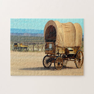Puzzle Vieux chariot de cow-boy Arizona.