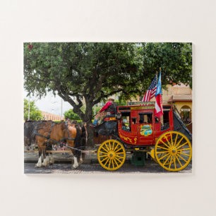 Puzzle Vieux coche Texas