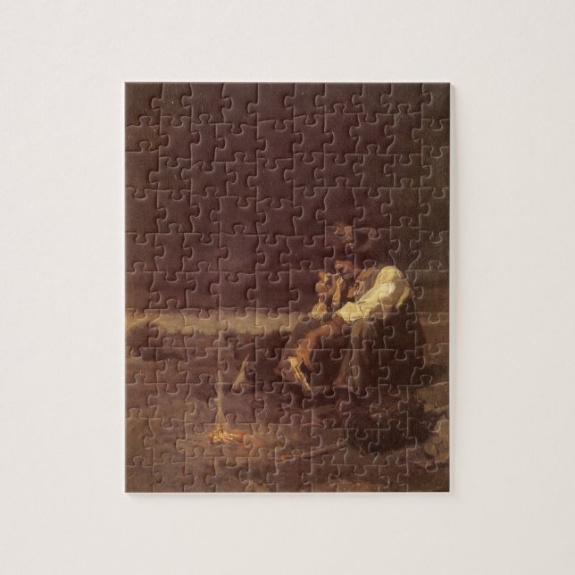 Puzzle Vieux cow-boys de l'Ouest américain, Berger des pl (Vertical)