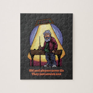 Puzzle Vieux joueurs de piscine