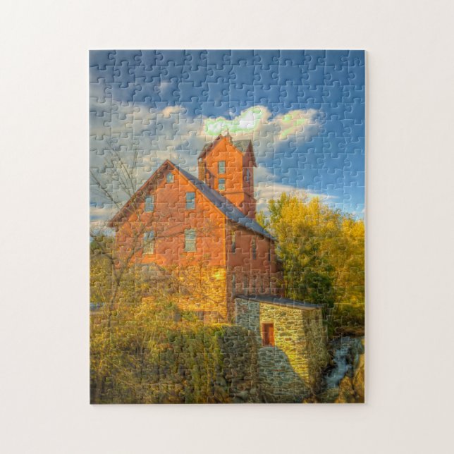 Puzzle Vieux moulin dans le Vermont . (Vertical)