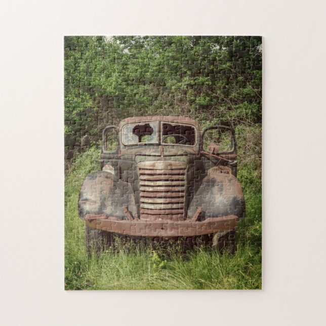 Puzzle Vieux Pays Russe Vintage Automobile Camion (Vertical)