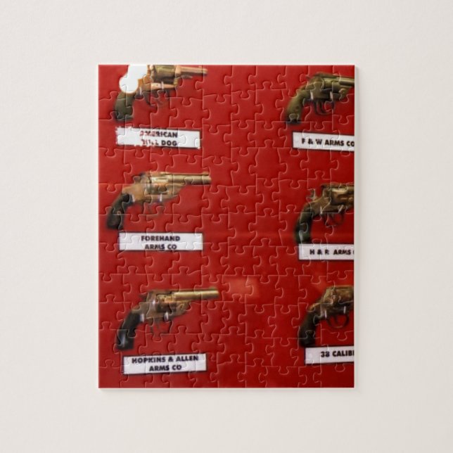 Puzzle Vieux pistolets à six coups occidentaux (Vertical)